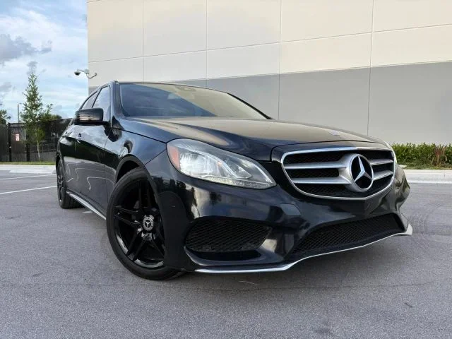 2014 Mercedes Benz E-Class  E-Class in front of Clock Tower Mall Used car business