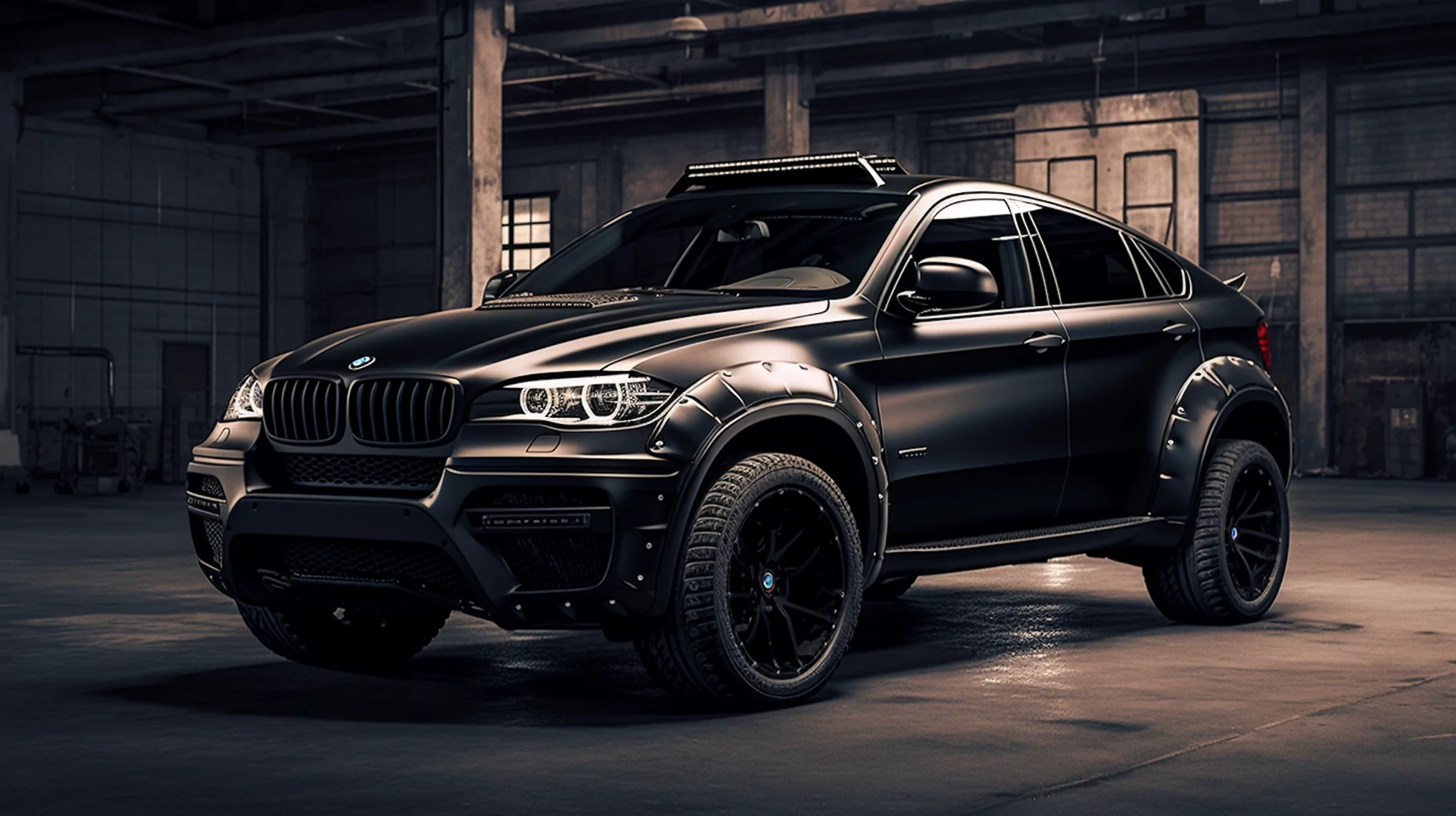 Black 2023 Ford mustang on display at Clock Tower Auto Sales